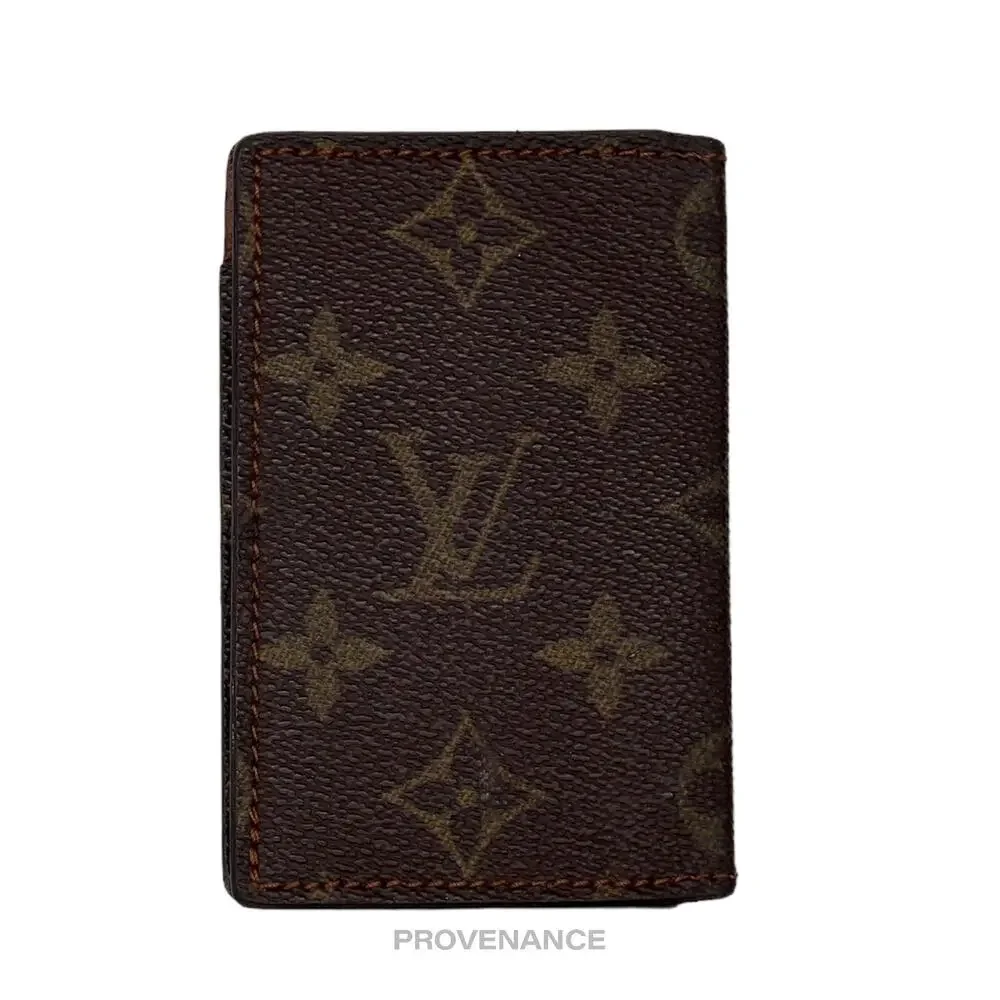 🔴 Louis Vuitton Pocket Organizer Card Wallet - Monogram Small 